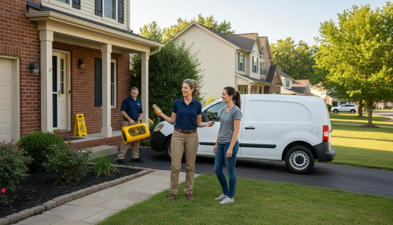 Water restoration image for Fire And Smoke Damage Restoration in Emma, MO